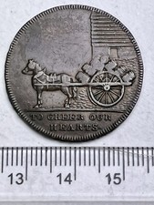 1796 Conder Token - Horse & Trap - Tenterden Kent 42 (D982)