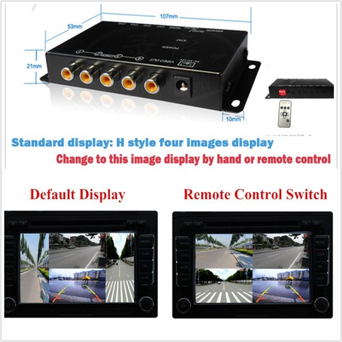 Way car video switch - video, parking