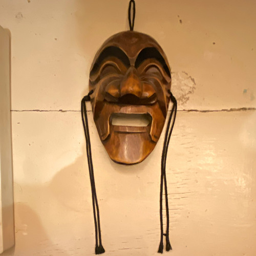 Hand carved wood tribal - hand,