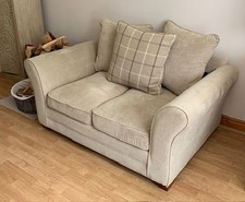  Beige 2 Seater Sofa With