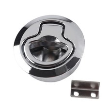 2 Inch Stainless Steel Boat Round Deck Hatch Flush Pull Latch Lock for Marine
