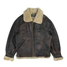 Vintage US Air Force Type B-3 Flight Shearling Leather Jacket Bomber Size 42