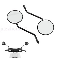 round black motorcycle mirrors