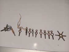 Vintage Pocket Watch Keys Antique Job Lot