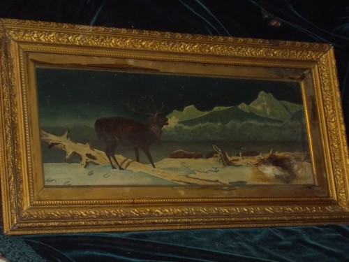 Original huge victorian - huge, oil