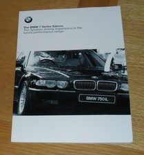 BMW 7 Series E38 Brochure