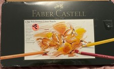 Faber-Castell 120 Polychromos Colour Pencils NEW Case Is Dented Sealed