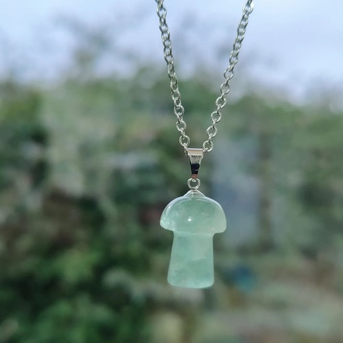 Mushroom natural crystal stone - crystal,