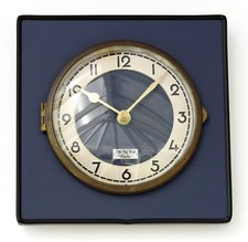 NEW 22cm Retro Blue Wall Clock - Mid Century Style Vintage French Style Formica