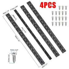 4x Black Stainless Steel Piano Hinge 18 Inch Continuous Boat Hinge ,UK