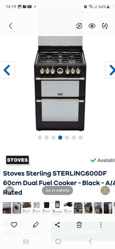 Stoves sterling 600df - sterling,