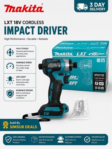 Makita dtd173 cordless impact - dtd173,