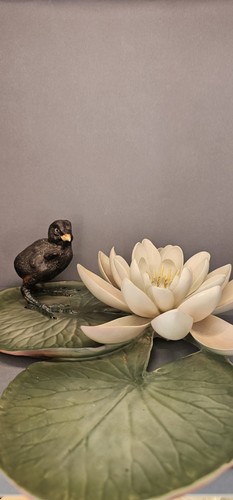 Figurine moorhen chick - figurine,