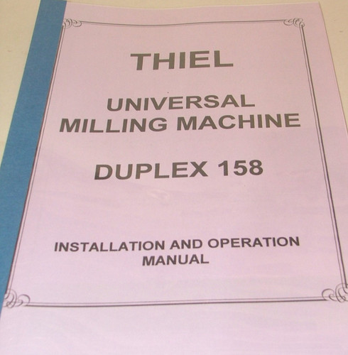 Thiel duplex 158 universal - thiel,