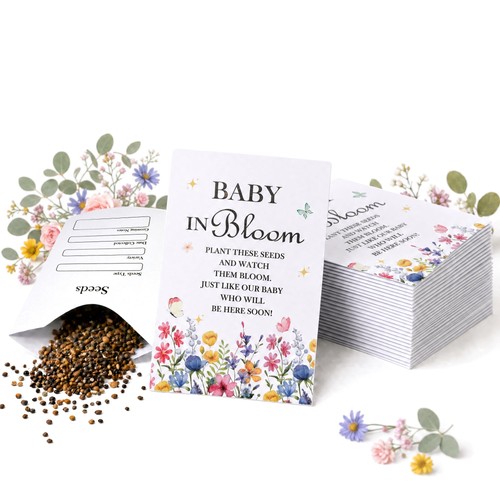 Baby bloom seed packets - in,