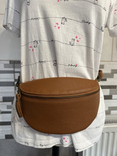 Borse pelle brown genuine - in,