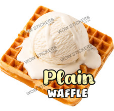 ice cream van sticker Plain