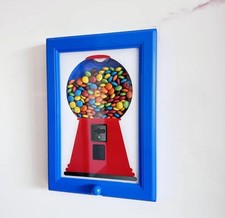 Blue Candy Dispenser Wall