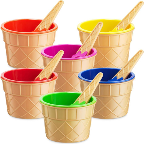 Ice cream bowls - and, set