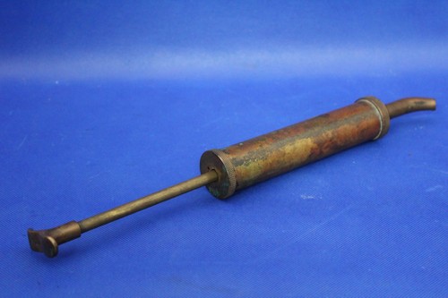Antique brass grease gun - antique,