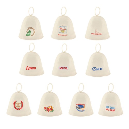 Breathable sauna hat russian - hat,