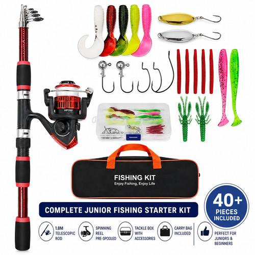 Kids fishing rod reel - kids,