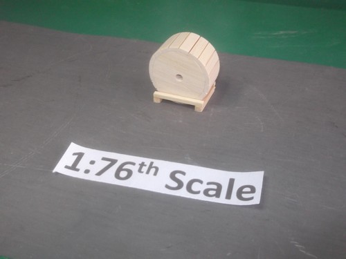 Wooden model truck - model, 1:76th