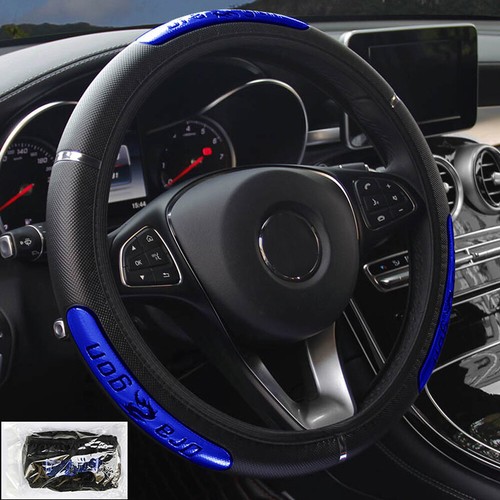 38cm blue leather - 38cm, pu