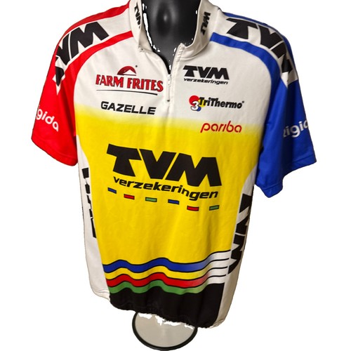 Retro tvm cycling jersey - tvm,