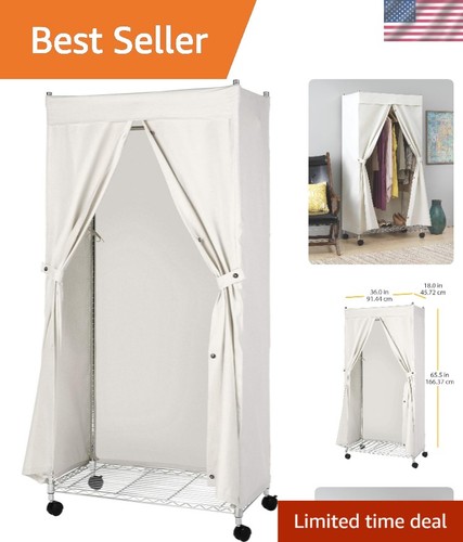 Garment rack cover canvas - rack,