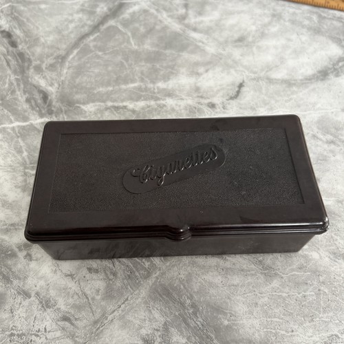 Vintage bakelite cigarette box - vintage,