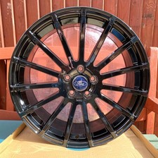 19" Ford Focus mk2,3,4 2004-2025 RS Design Gloss Black 8j Alloy Wheels X4