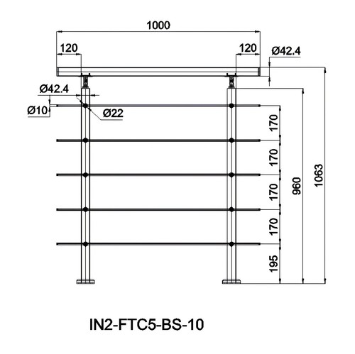 304stainless steel handrail - steel,