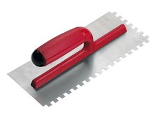  RUBI TILING TOOLS PRO Steel Notched Tile Trowel 11 x 4in x 5/16" Notch RUB25905