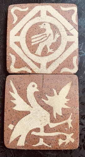 Antique medieval encaustic - antique,