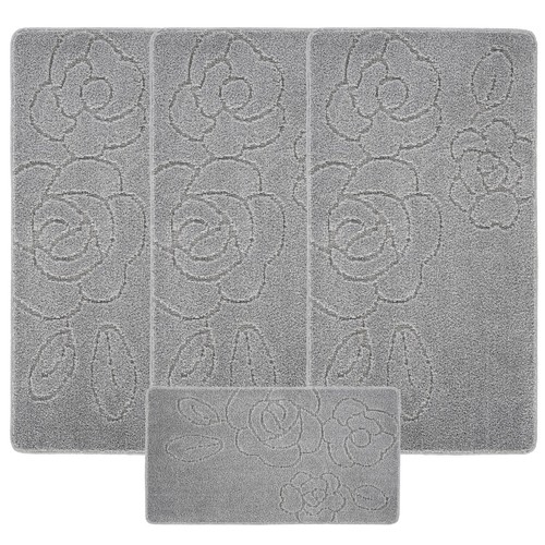 4pc washable rug mat - washable, set