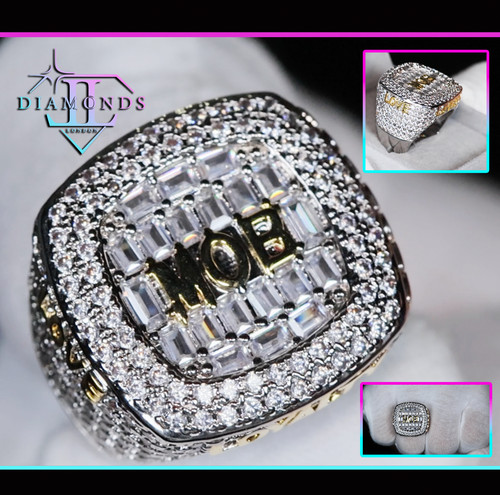 Simulated diamond ring - simulated,