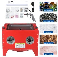 Sand Blasting Cabinet red