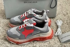 Balenciaga Triple S Grey Red