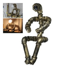 Retro Lights Table Robot Lamp