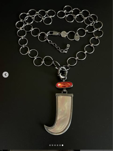 Necklace with pendant - , by