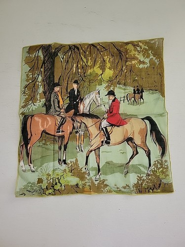 Vintage cotton handkerchief - vintage,
