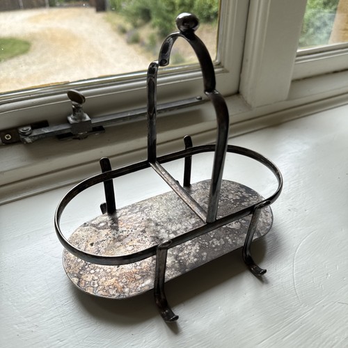 Silver plate decanter - plate,