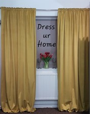 Set of 2 pencil pleat velvet