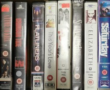 8 Big Box Ex-Rental VHS Tape