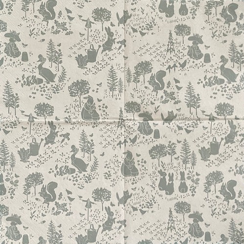 Grey green peter rabbit - x, grey/green