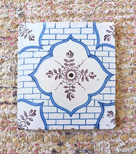 Antique Dutch Floral Hand