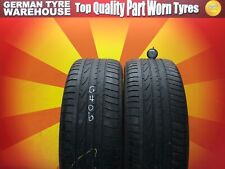 235 55 19 Bridgestone Dueler 2355519  Part Worn Summer x 2 (G406)