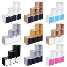 6 Cube Step Storage Bookcase