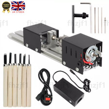 NEW Mini Lathe DIY Wood Model Making Drilling Milling Machine Woodworking UK